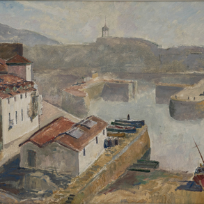 ‘View of the Port of San Sebastian’.