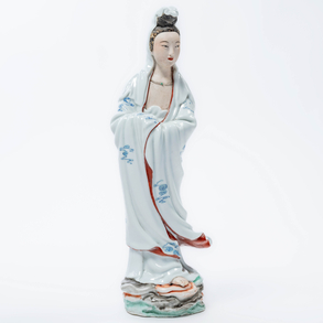 “Guanyin” Chinese porcelain figure from the second half of the 20th century.