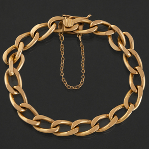 Calabrote bracelet in 18kt yellow gold.