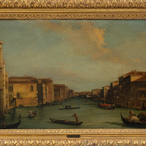 ‘View of the Venice canal’.