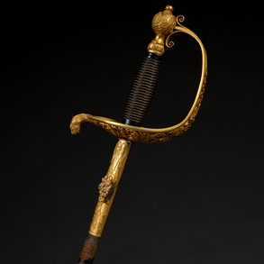 Sword with gilt bronze hilt, ca.1900